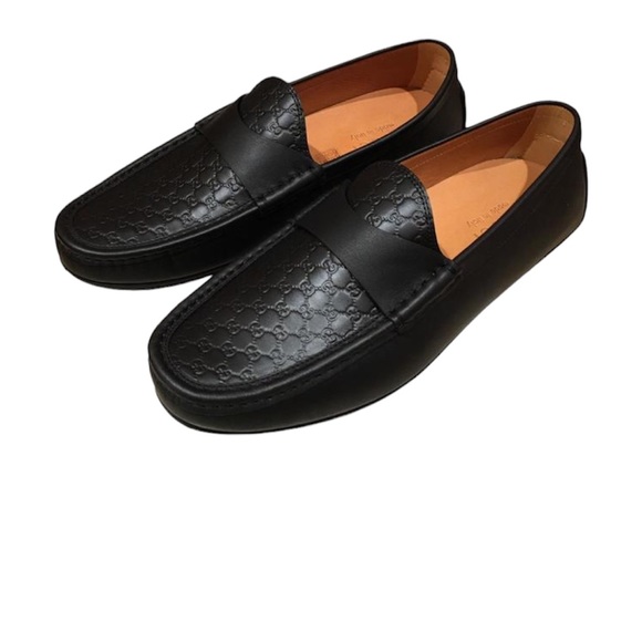 Gucci Other - Gucci GG Leather Driving Loafers